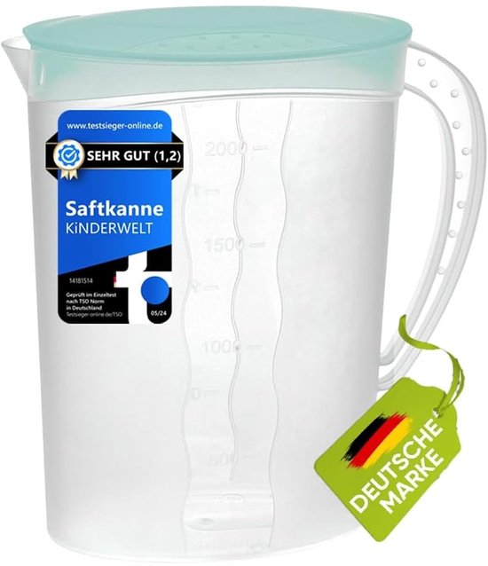 Mrs. Jones Plastic Kan 500 Ml Acryl Transparante Sapfles Gestreept Water Ijskoude