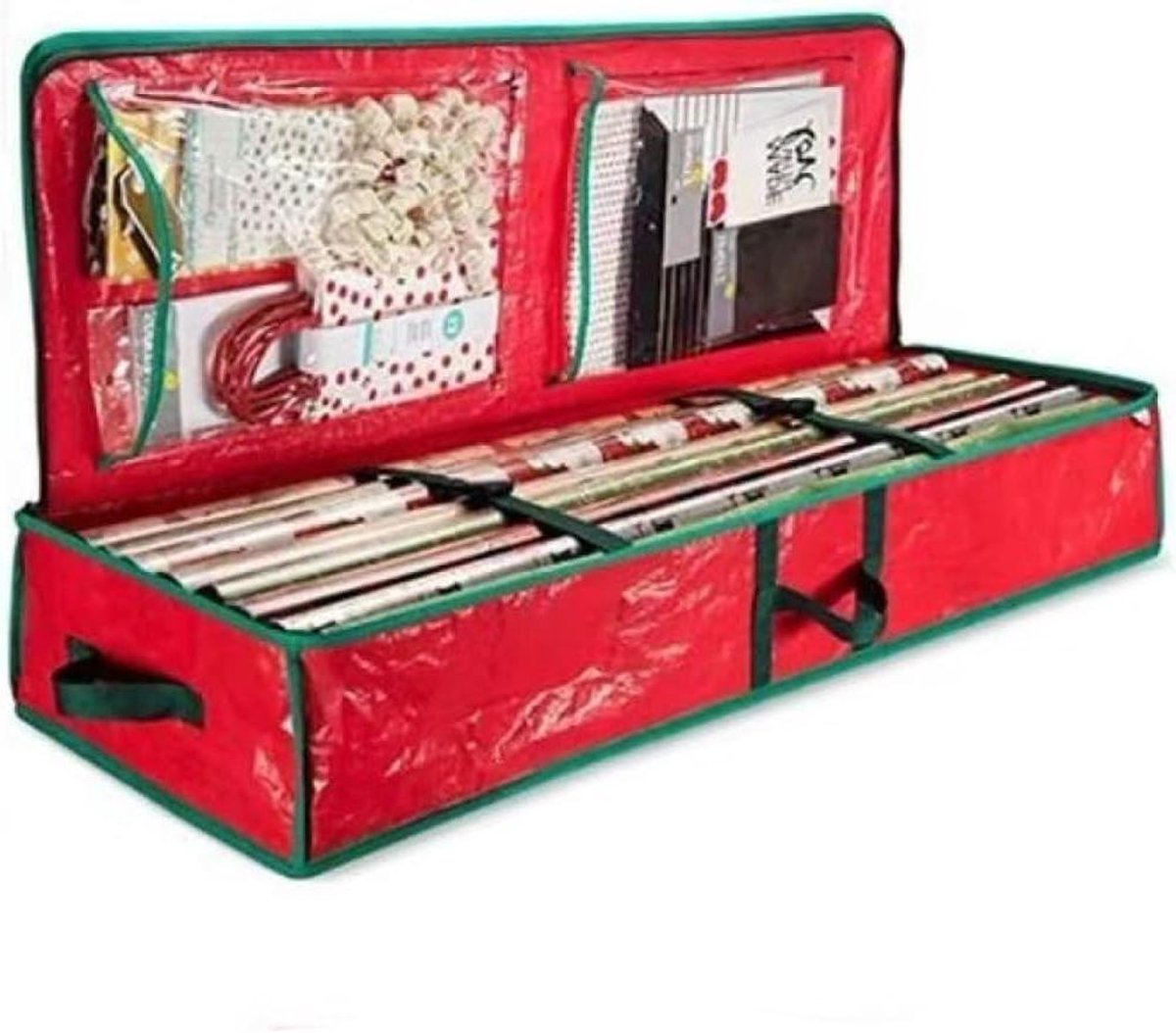 JGS Premium - Opbergtas voor cadeaupapier en lint organizer - Praktische opslag voor cadeaupapier - Gift Wrap Storage Solution
