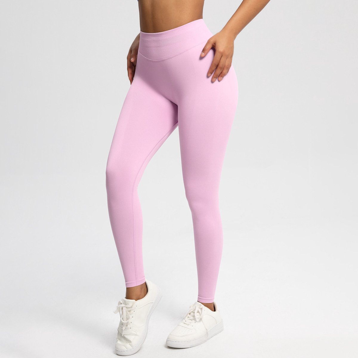 DV - Roze - M - Legging - Anti-cellulite – High Waist - Butt Lifting effect - Naadloos - Stimuleert de bloedcirculatie - June Spring