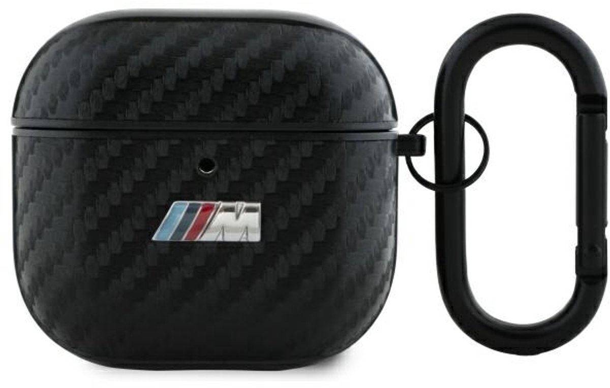 Bmw Airpods 4 Pu Carbon M Collection Hoesje Met Krasbescherming