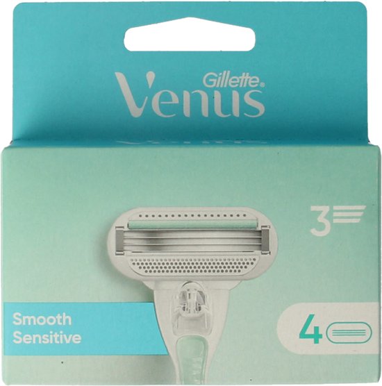 Gillette Venus smooth sensitive blades 4 Stuks