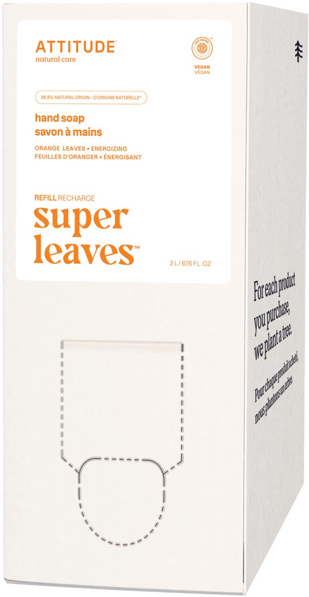 Attitude Super leaves handzeep orange leaves eco refill 2 Liter