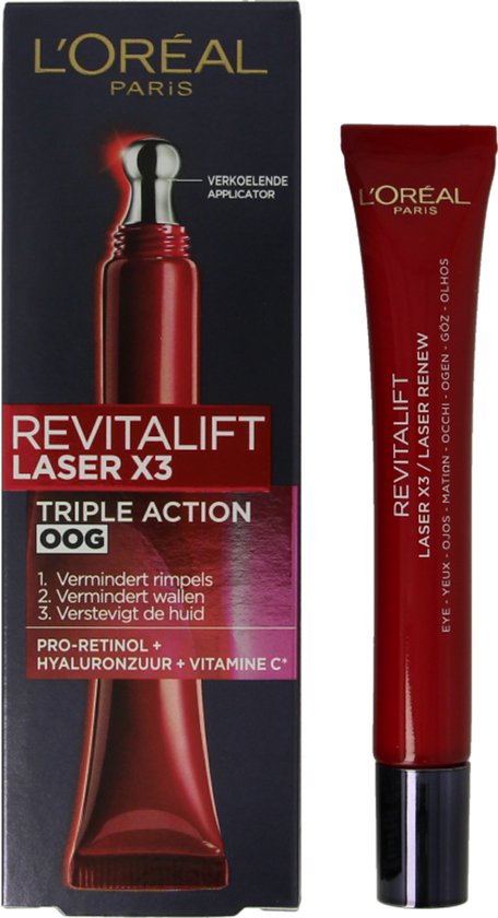L'Oréal Paris Revitalift Laser X3 anti-rimpel oogcrème - 15 ml