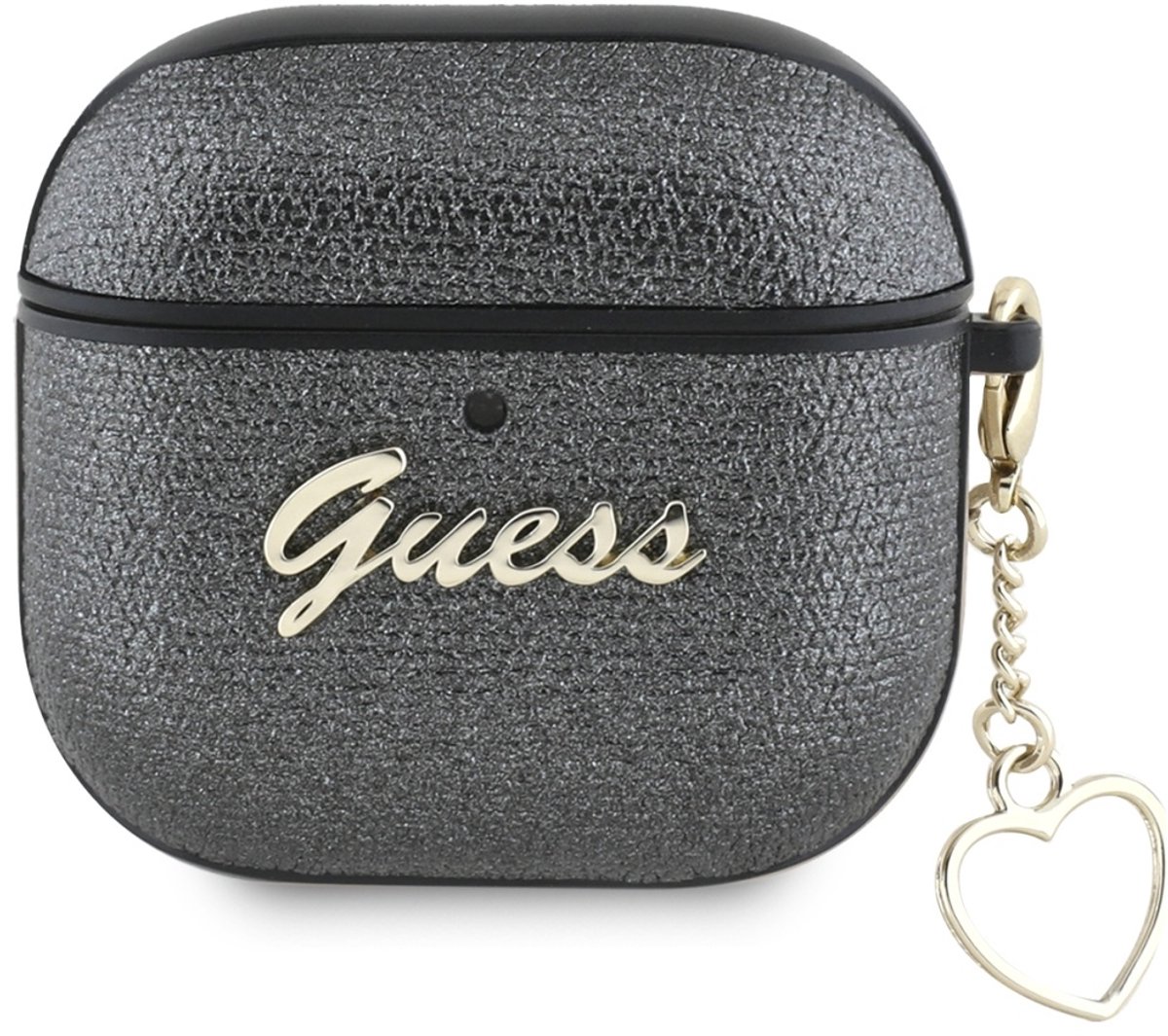Guess Tpu-Hoesje Voor Airpods 4 Met Ontwerp Metallic Script Charm Bescherming