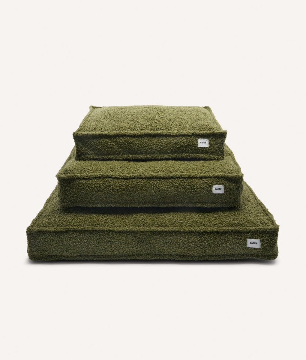 Comfortabele hondenmand van fleece – Groen – Zacht, wasbaar, afritsbaar & anti-slip – Cuadra