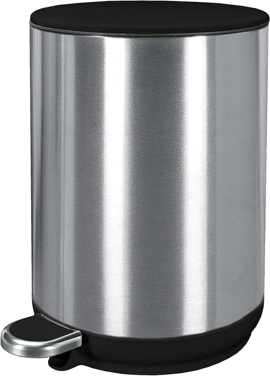Goedkoopste Cosmetische emmer Caletto - zwart, roestvrij staal/ABS, 5 liter