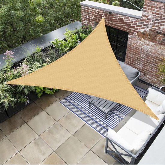 AXT SHADE Schaduwzeil 2,5x2,5x2,5m Driehoek Waterdicht 95% UV