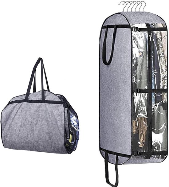 Aublinto Autosleutelhanger, etui, tas, autosleuteletui van leer, autosleutel, opbergtas met transparant venster, utosleutel, houdertas voor mannen en vrouwen