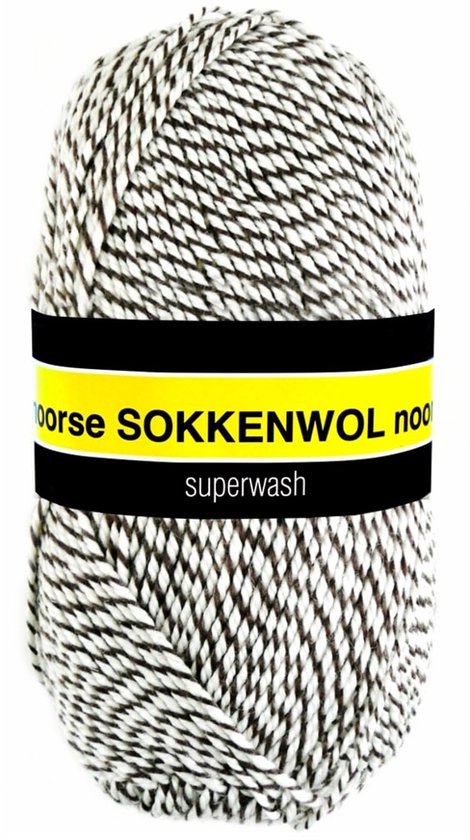 NAVIRES MARKOMA EN LAINE NORVÉGIENNE 6850 Marron / Blanc. PACK DE 10 AMPOULES à 100 GRAMMES. INCL. Crochet digital gratuit et tachymètre en tricot