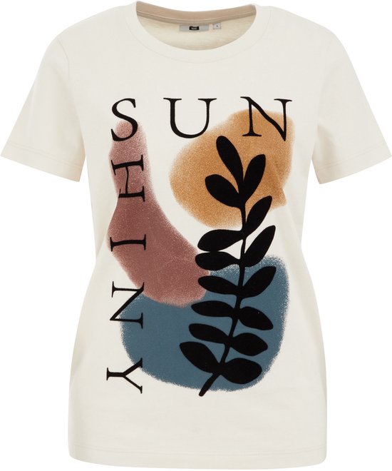 Clothing T Shirt Dames Met Print WE Fashion Dames T-shirt Met