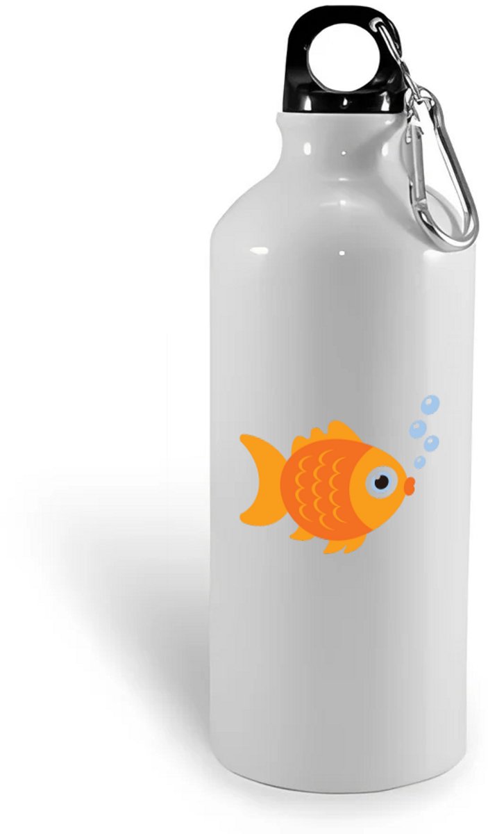 Hacebo® - Goudvissen waterfles - Goudvis - Dieren liefhebbers - Vissen - aquarium - huisdieren - water fles - 500ML