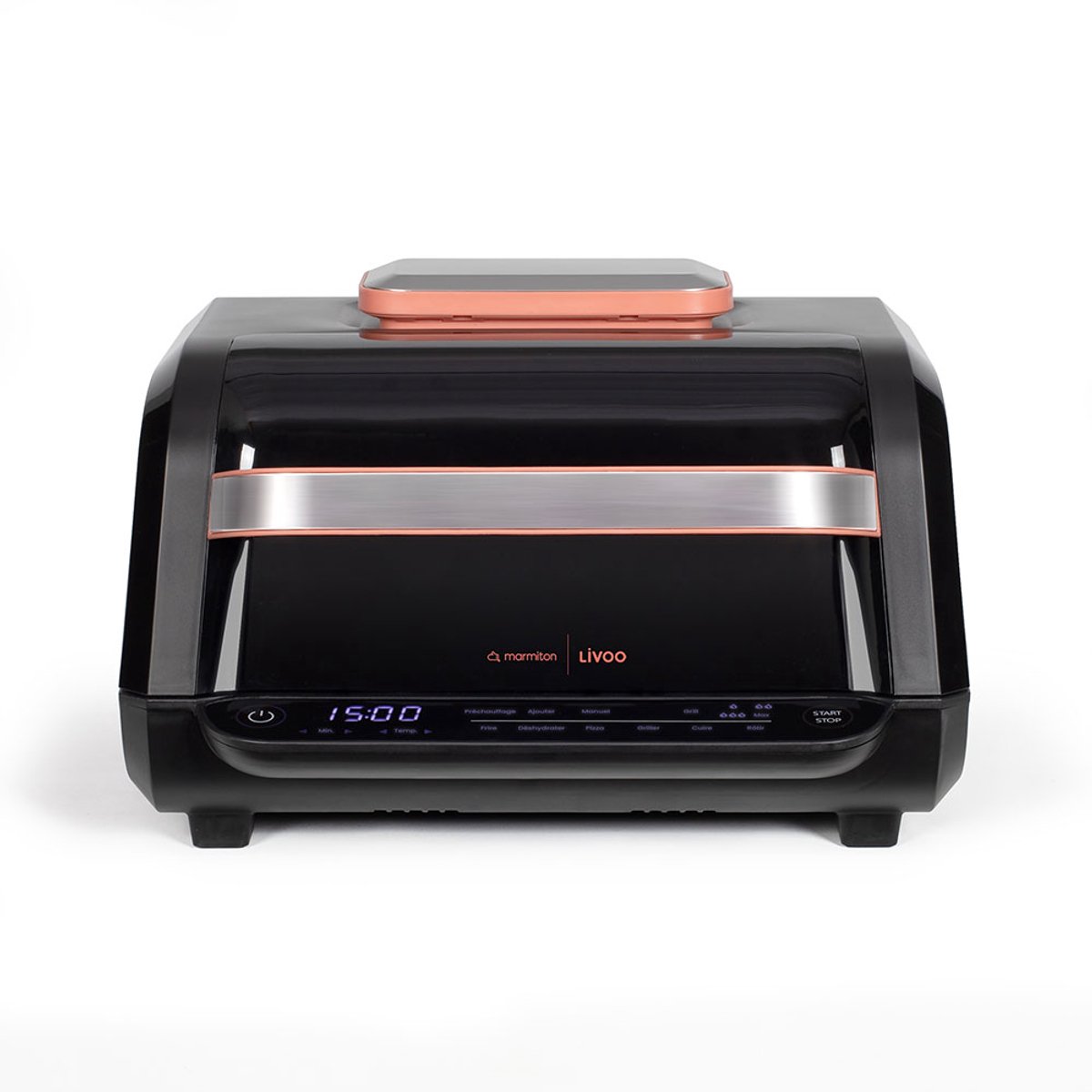 olievrije friteuse 6l 1700w zwart - livoo - DOC305