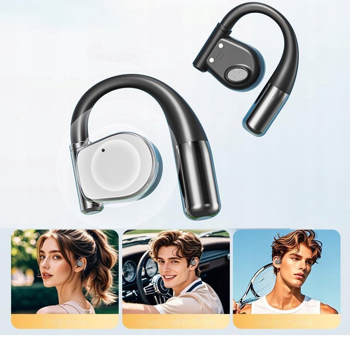 Afbeelding 3 van Bedee Bluetooth Translator-oortelefoons - AI-oortelefoons met realtime vertaling - Bluetooth 5.4 - Beschikbaar voor iOS en Android - Ondersteunt 137 talen - Meerdere vertaalmodi - Tweeweg realtime vertaling - Vertaalnauwkeurigheid tot 98%