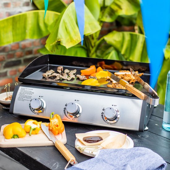plancha gas 7.5kw geëmailleerde stalen plaat 61x38cm - livoo - doc277 van LIVOO — afbeelding 3