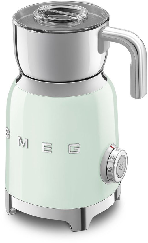 SMEG Melkopschuimer – Watergroen – 6 functies – MFF11PGEU