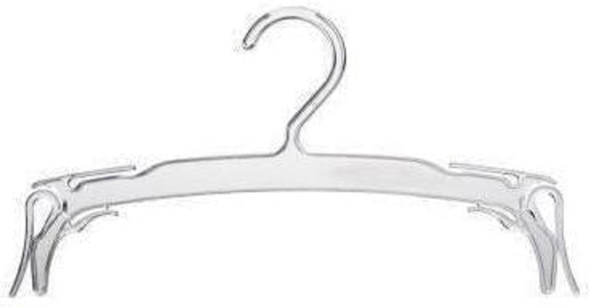 LH-27 - Transparante lingeriehanger - 100 stuks