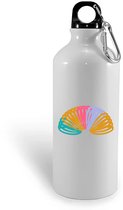 Hacebo® - springveer waterfles - Kind - kinderen - Speelgoed - regenboog - water fles - 600ML