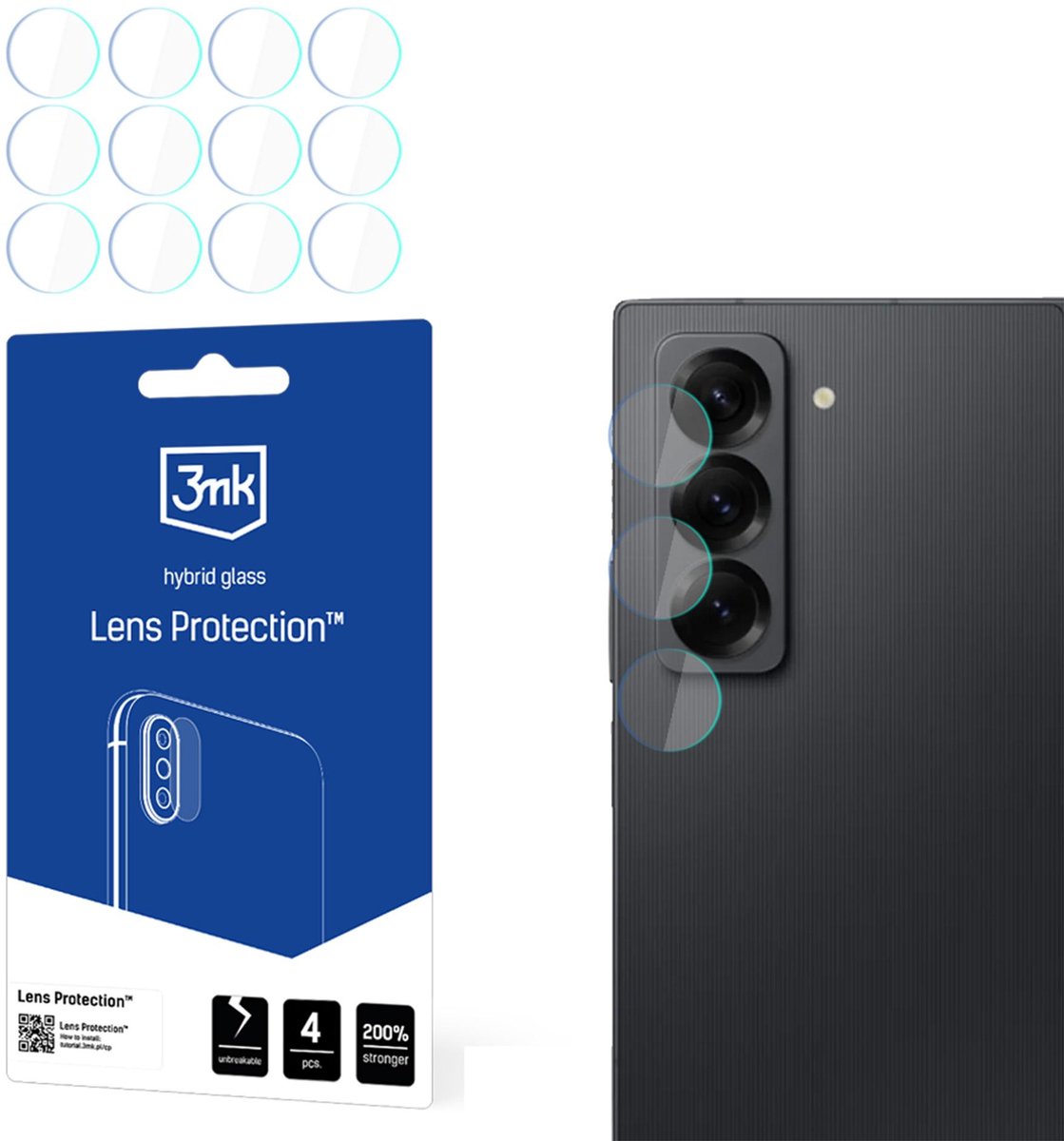 Samsung Galaxy Z Fold Special Edition (Voorzijde) - 3Mk Lensbescherming