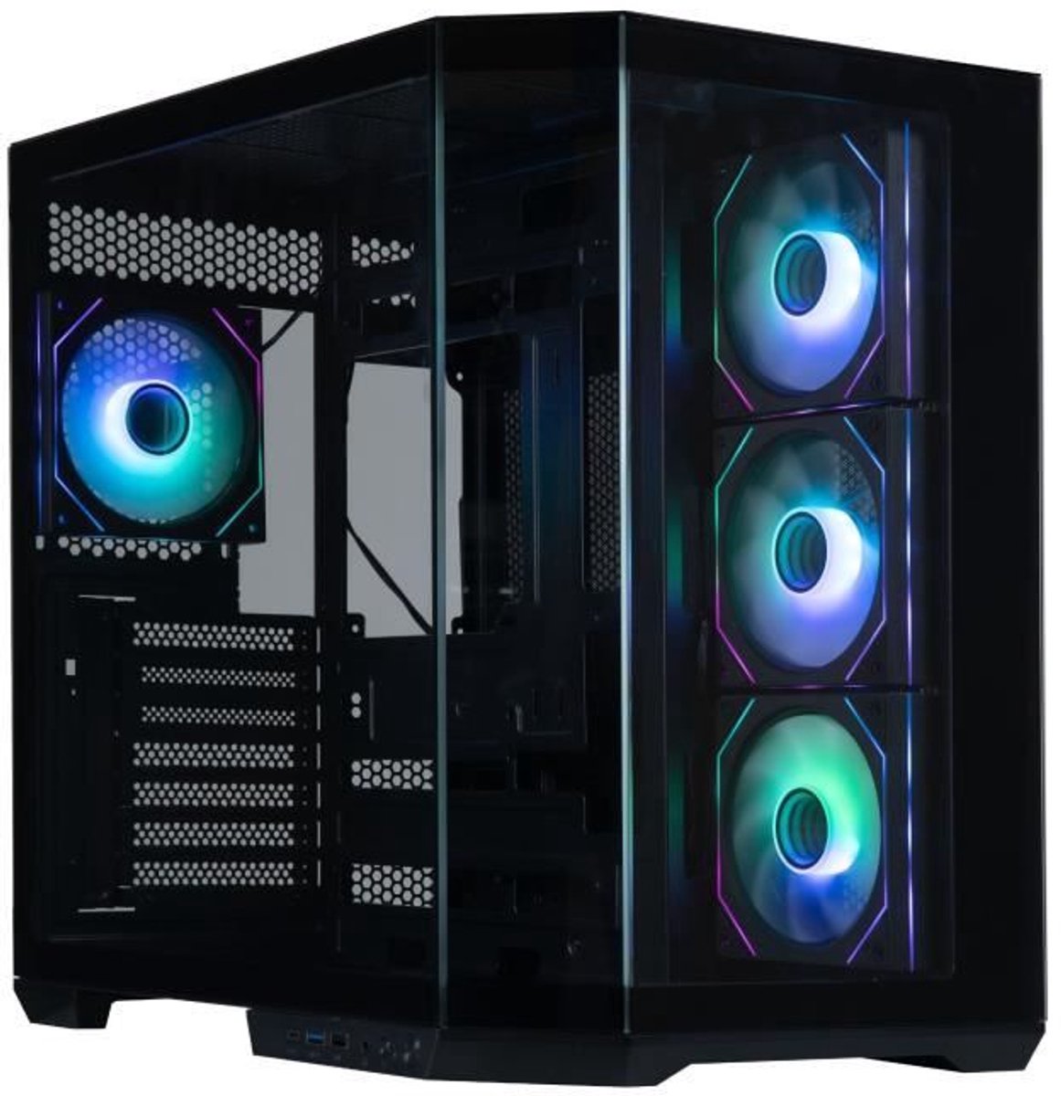 PC-behuizing - BITFENIX - T10 ARGB - Zonder voeding - Kubus - ATX-formaat - Zwart