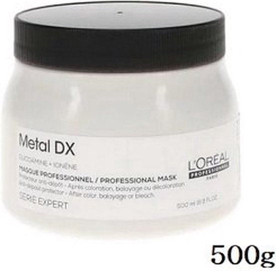 L’Oréal Professionnel Metal Detox Masker - Beschermt tegen haarbreuk en kleurverandering – Serie Expert – 500ml