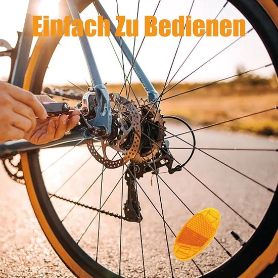 Set: vier rode reflectoren 90x40 mm met gaten, rechthoek - UNITRAILER