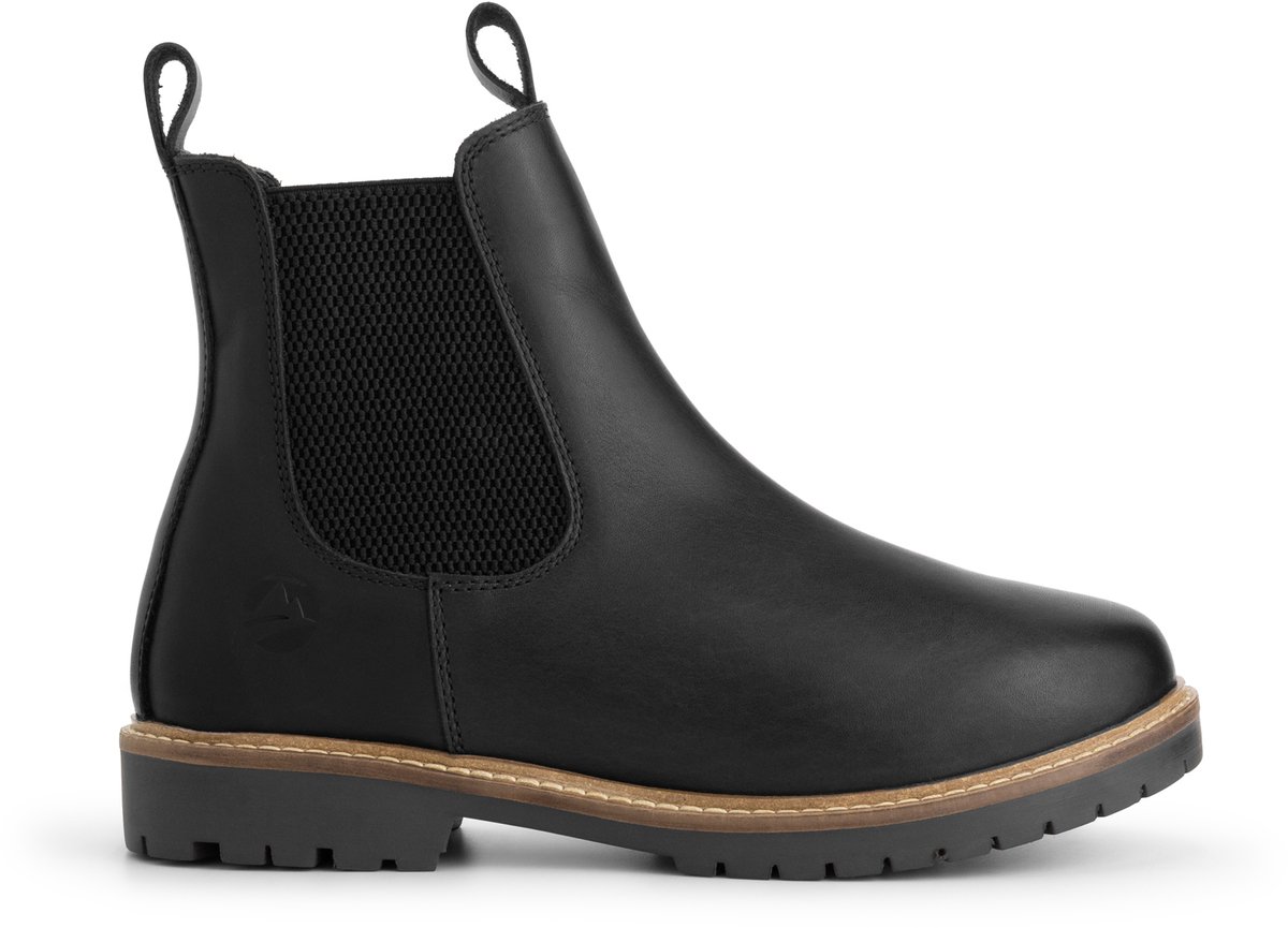 Travelin’ Ringsaker Dames Chelsea boots Wolgevoerd Zwart