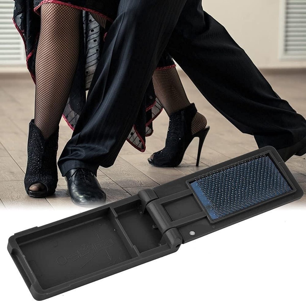 Dansschoenen Borstel - Opvouwbare Staalborstel Voor Ballroom, Salsa En Tango Schoenen