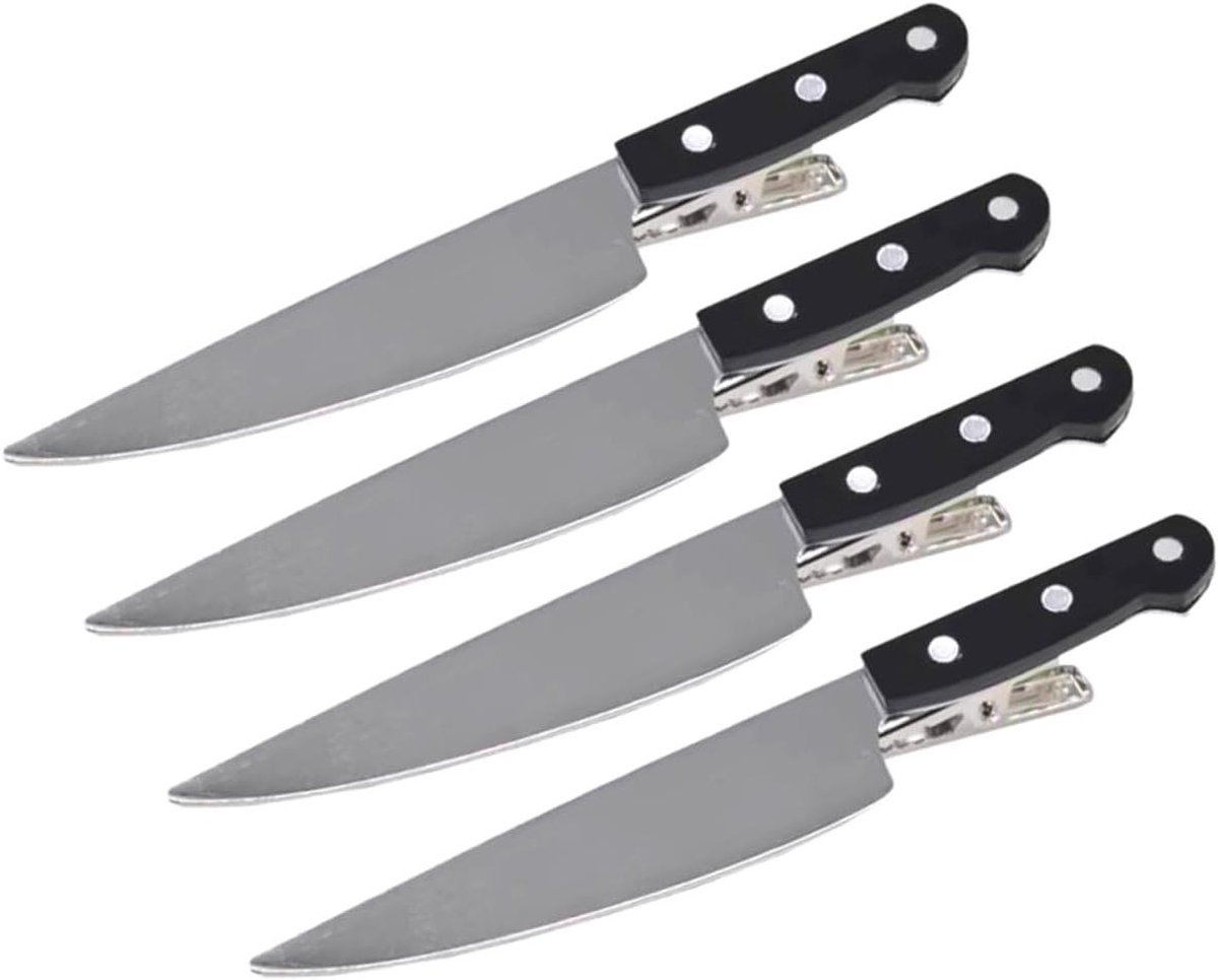 4 stuks Gothic haaraccessoires haar-krokodillenklemmen voor cosplay styling meisjes sci-fi look