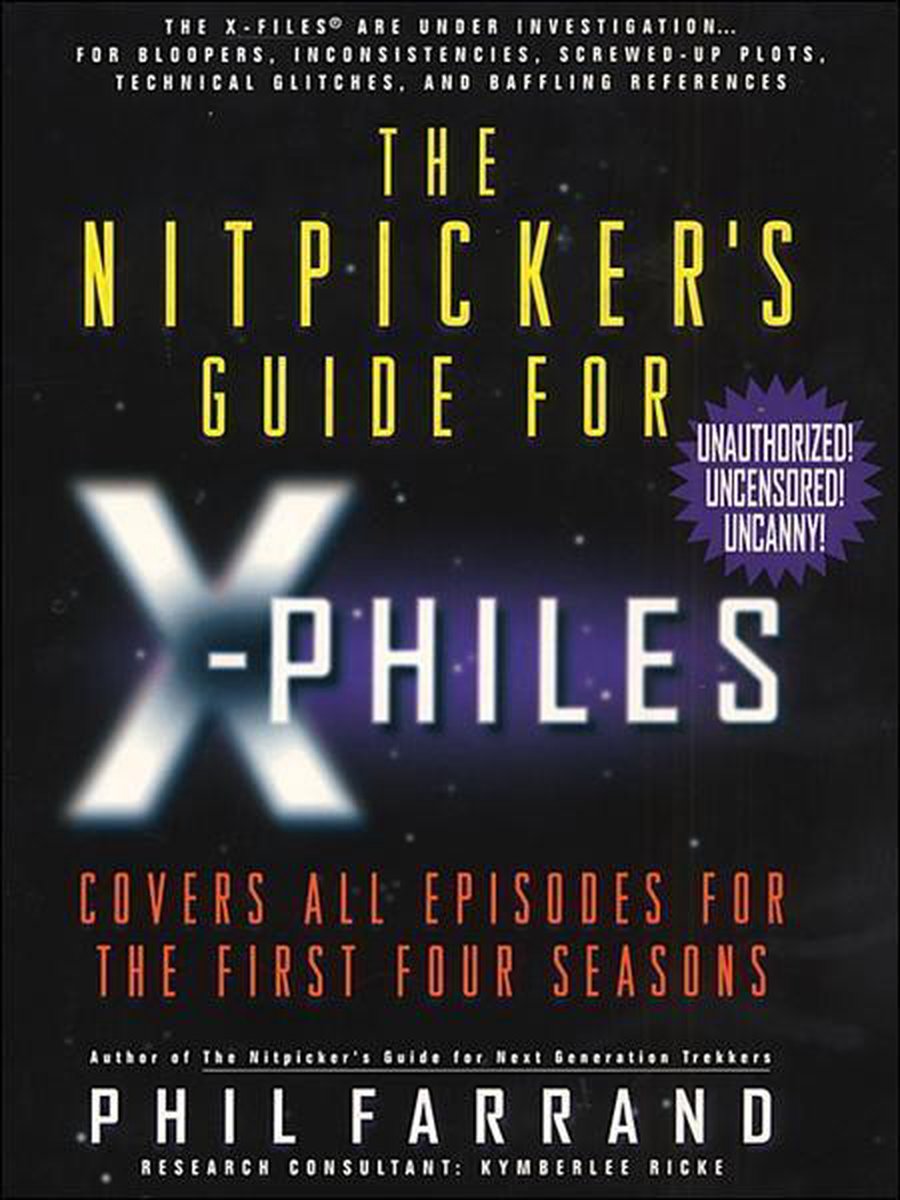 Nitpicker's Guides - The Nitpicker's Guide for X-Philes