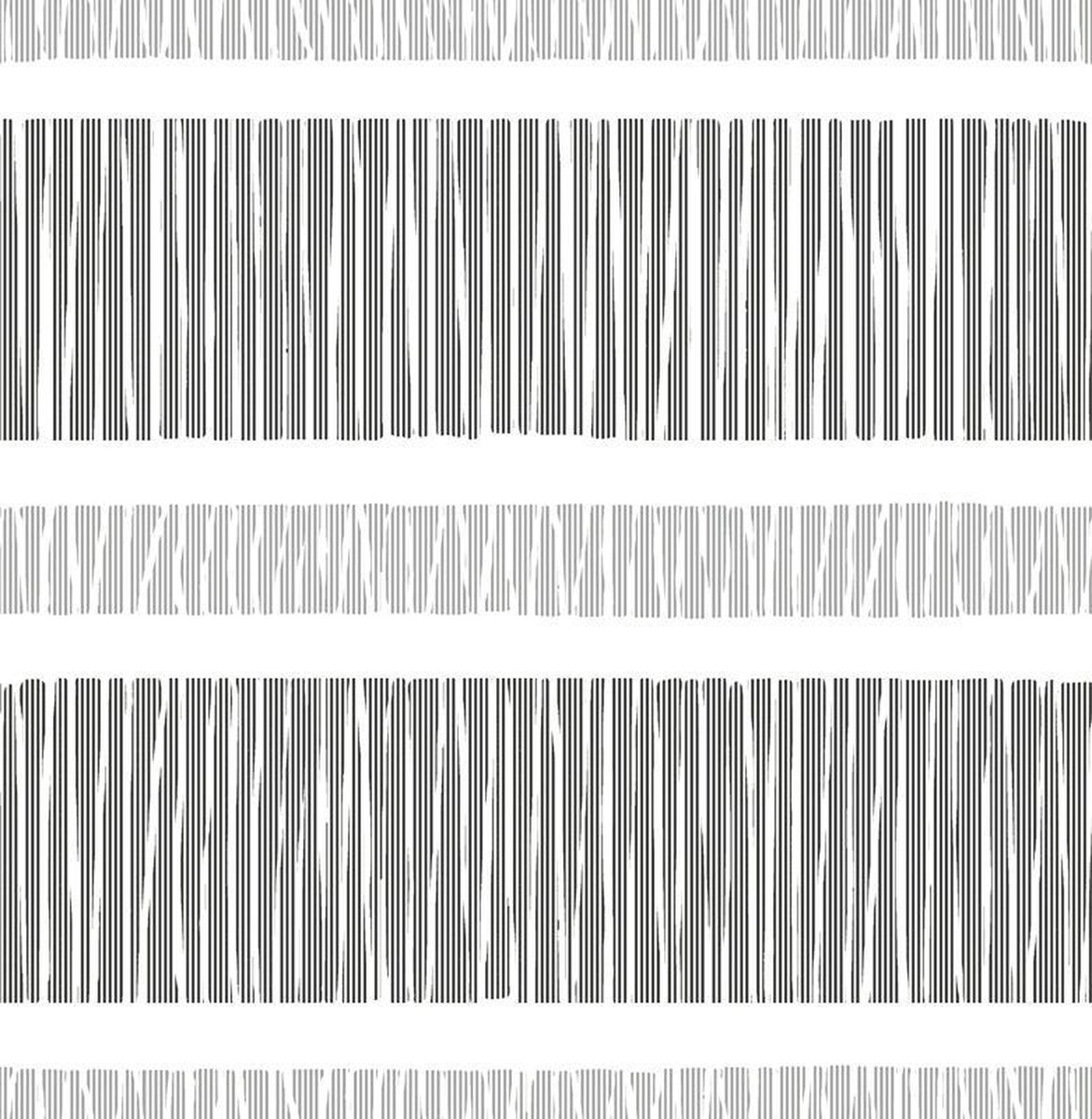 Eclipse Gravity wit/zwart behang (vliesbehang, zwart)