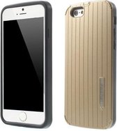 PC/TPU Hardcase Lijnen iPhone 6(s) - Goud