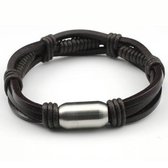 Herenarmband Leder