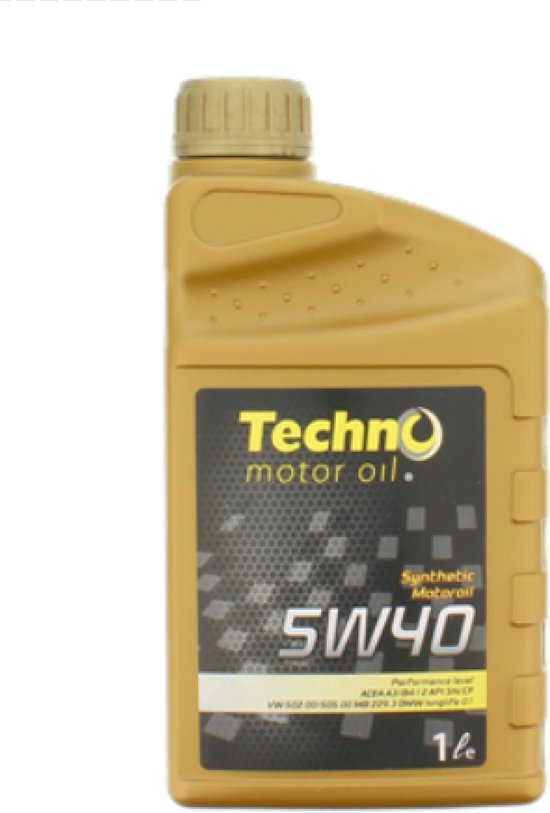 Veel Uitverkoop Minst Techno Synthetisch auto 5W-40 - Motorolie - 1L | bol.com