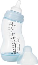 S-babyfles - Wide - 310 ml - Blauw