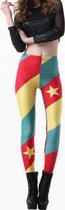 3D Vlaggen Print Legging (Kameroen)