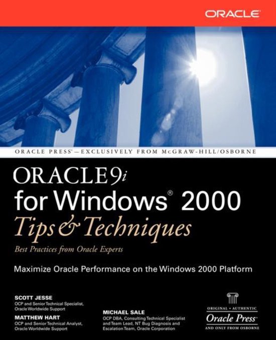 Oracle9i for Windows 2000 - cover