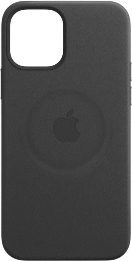 Apple leren hoesje met MagSafe - Voor iPhone 12 (Pro) - Zwart