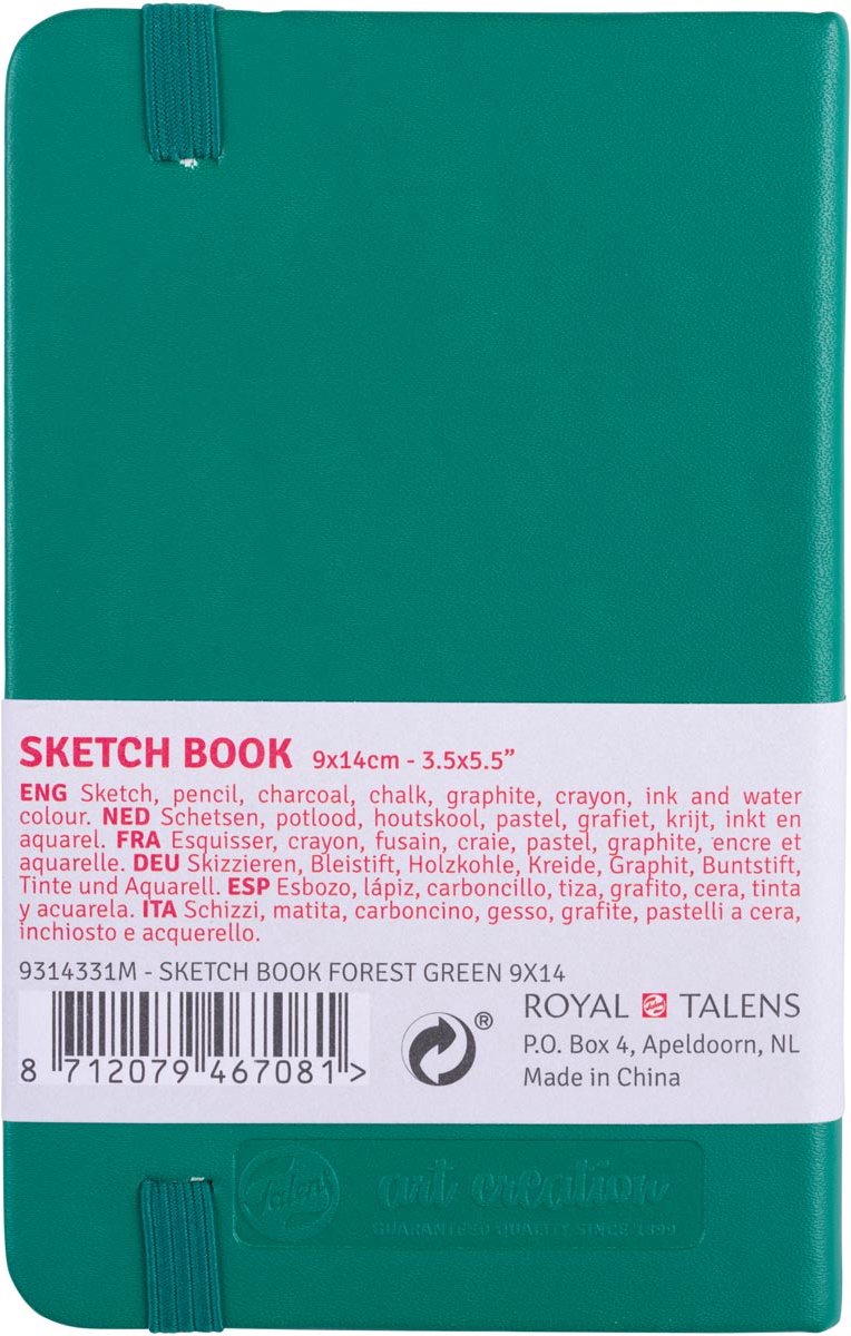 Schetsboek Talens Art Creation zwart 21x15cm 140gr 80vel | Drawing paper | Drawing and hobby paper | Paper and Shipping | Interoffice