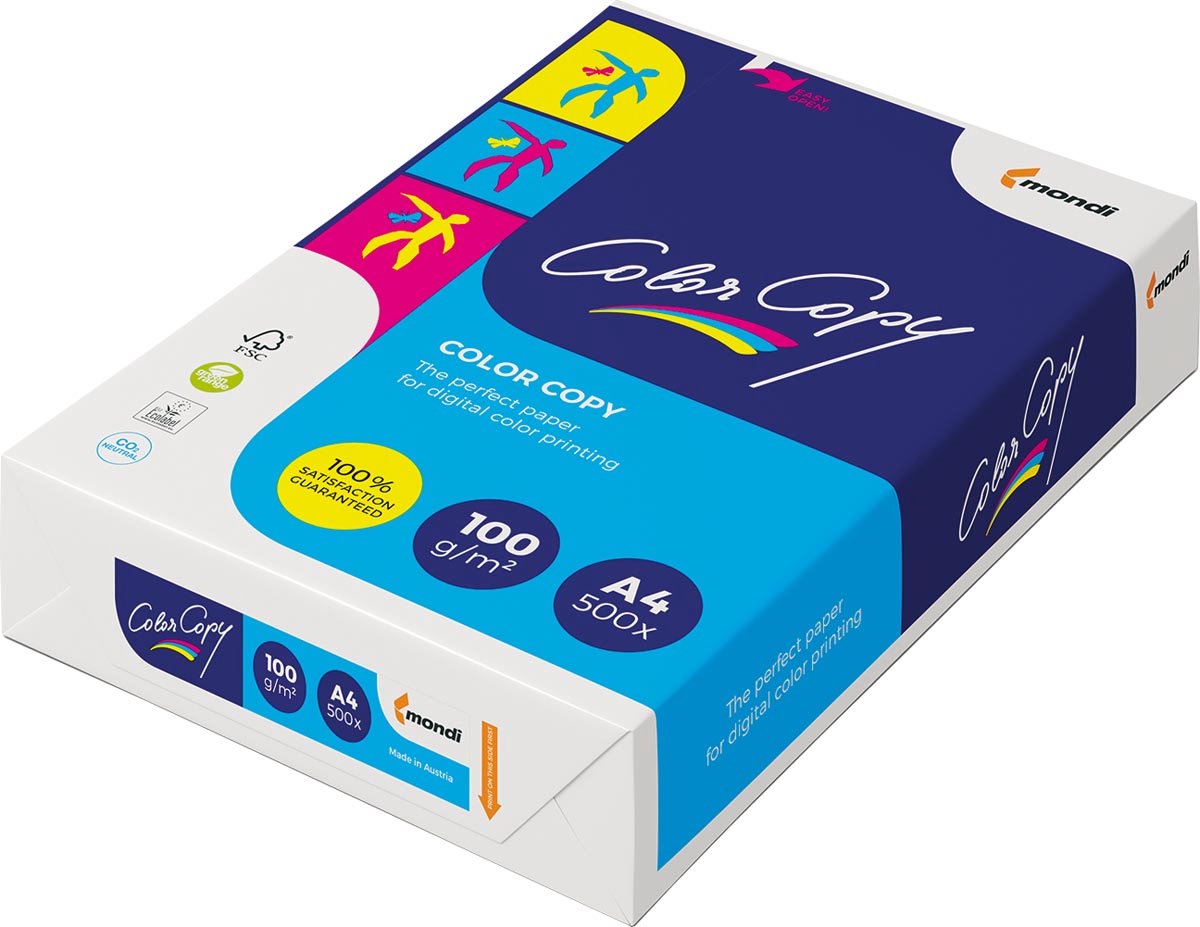Kopieerpapier Color Copy A4 100gr 5x500 vel