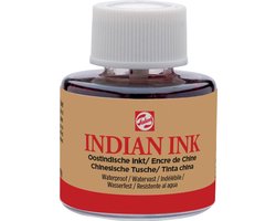 Talens Oostindische inkt, flesje van 11 ml, zwart