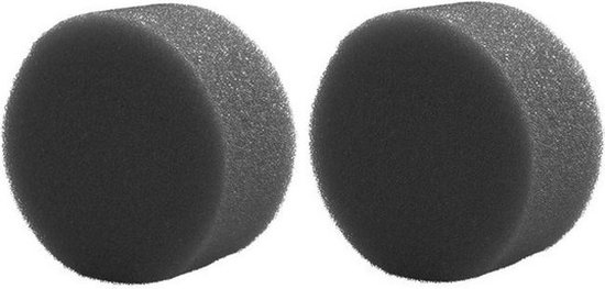 Ecologisch grimeer sponsje - 2x - rond - antraciet - Natuurlijk make up sponsje - Grimeersponsje - Smincken - Grimeer accessoires