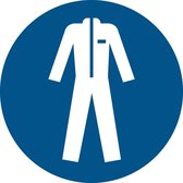 Signe pictogramme Vêtements de travail de protection obligatoires | Ø 200 mm - emballé par 2 pièces