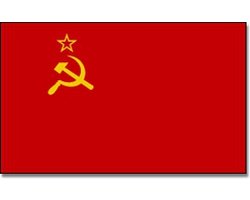 Omslag van Vlag Sovjet Unie - 90 x 150 cm - feestartikelen - USSR land thema - supporter/fan - decoratie artikelen