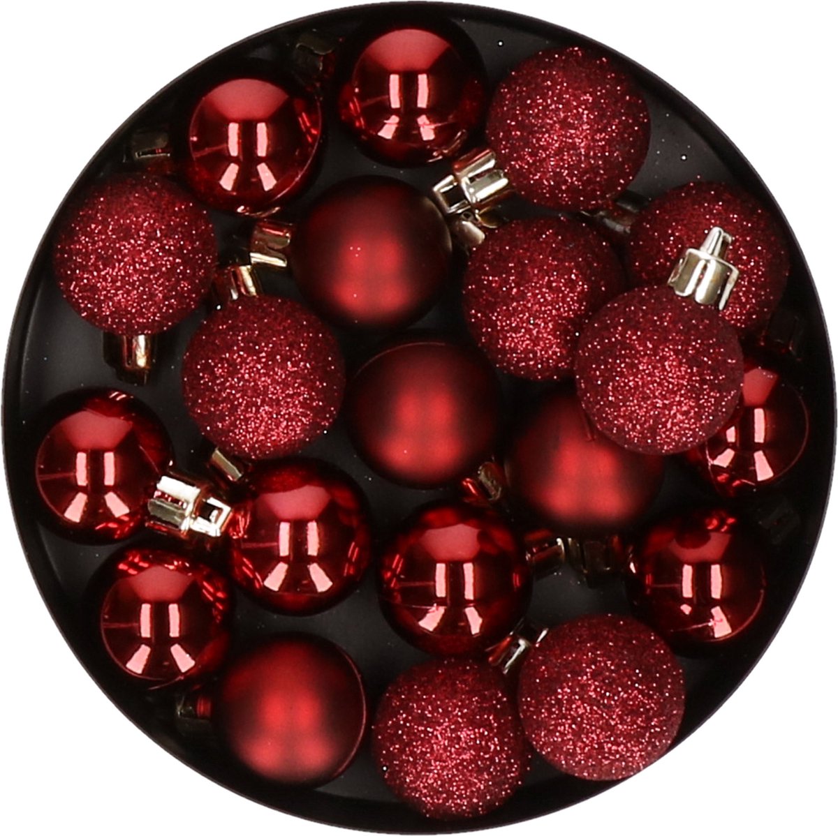 Bol.com Cosy&Trendy kersballen - 20 stuks - 3cm - kunststof aanbieding