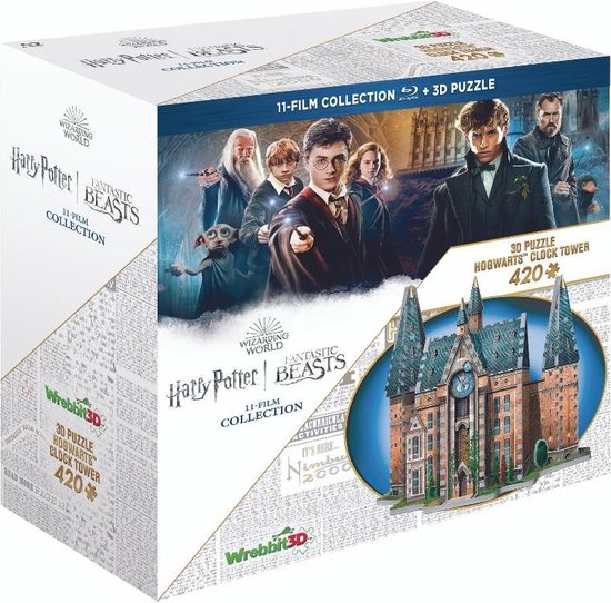 Harry Potter - 1 - 7.2 Collection + Fantastic Beasts 1 - 3 + Wrebbit 3D Puzzel (Blu-ray)