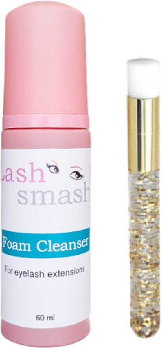 Lash Foam cleanser 60ml, geen parabenen, mild, luxe verpakking