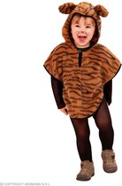 Widmann - Costume Lion & Tigre & Léopard & Panthère - Costume Enfant Poncho Petit Tigre Sauvage - marron - Taille 110 - Déguisements - Déguisements