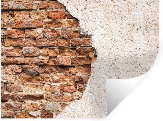 Stickers muraux - Film autocollant - Plâtre - Mur - Brique - 120x90 cm - Film adhésif - Stickers muraux chambre enfant - Papier peint autocollant - Papier peint autocollant - Film autocollant
