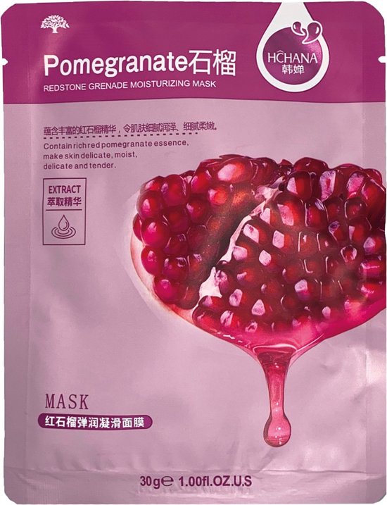 Bioaqua Mask Fruit Pomegranate