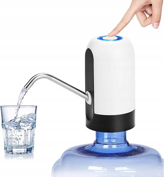 Swinn - Distributeur d'eau - Wit - Water - Distributeur portable - Robinet d'eau - Distributeur d'eau avec robinet - Electrique - Automatique - Pompe à eau - Gourde